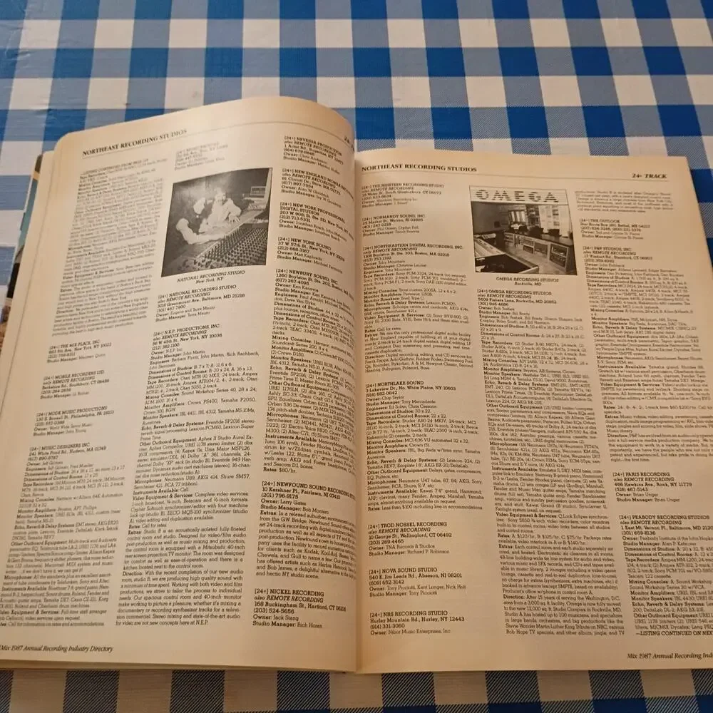 The 1987 Mix Annual Directory Of Recording Industry Facilities And Services